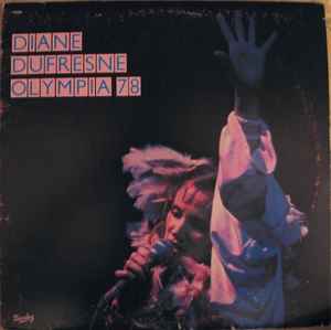 Diane Dufresne - Olympia '78 album cover