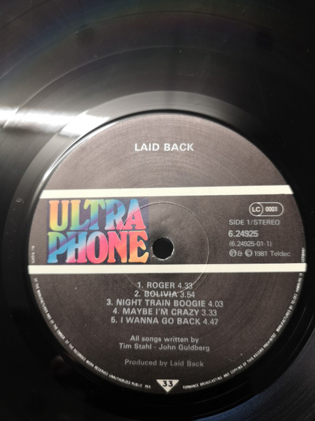 Laid Back – Laid Back (2019, CD) - Discogs