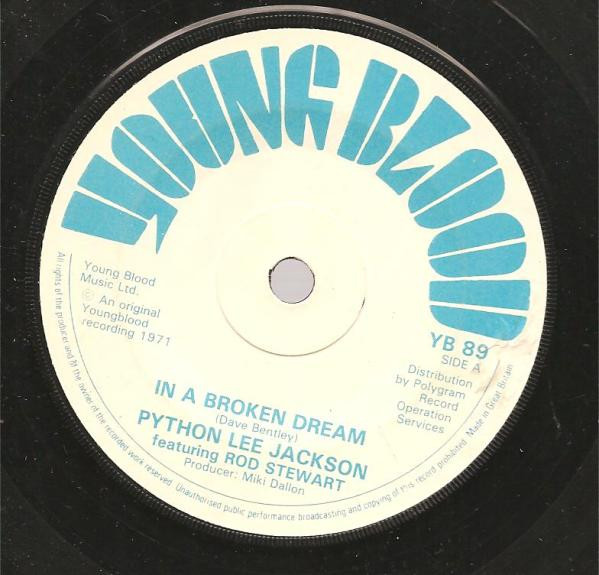 Python Lee Jackson – In A Broken Dream (1971, Vinyl) - Discogs