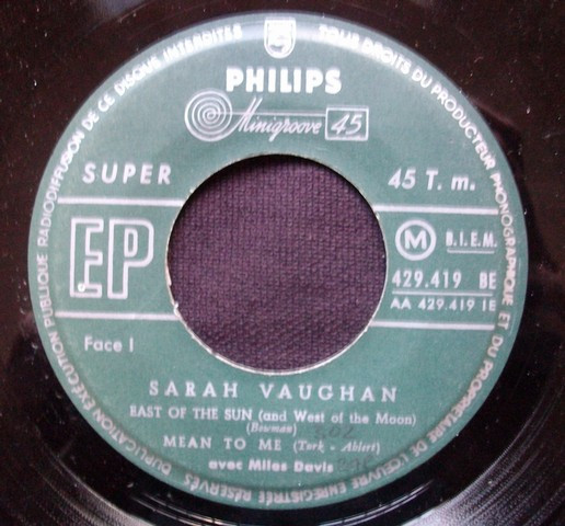 lataa albumi Sarah Vaughan Avec Miles Davis - Sarah Vaughan Avec Miles Davis