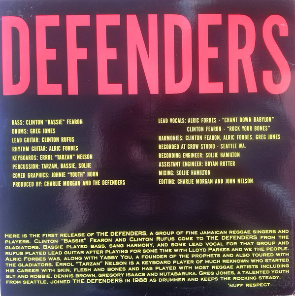 ladda ner album Defenders - Chant Down Babylon Rock Your Bones