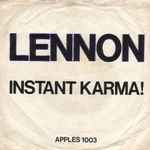 Cover of Instant Karma! / Who Has Seen The Wind?, 1970, Vinyl