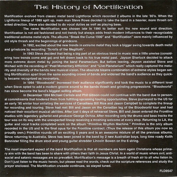 baixar álbum Mortification - The Best Of Five Years
