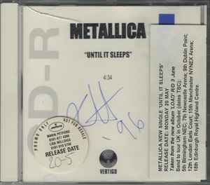 Metallica – Until It Sleeps (1996, CDr) - Discogs