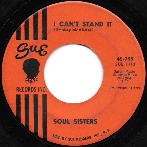 Soul Sisters – I Can't Stand It (1964, Vinyl) - Discogs