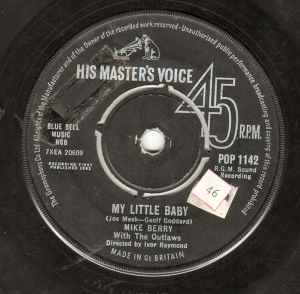 Mike Berry With The Outlaws – My Little Baby (1963, Vinyl) - Discogs