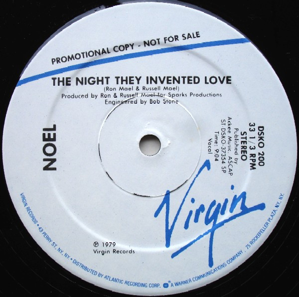 Noel – L-l-l-l, Love You All Night (1983, Vinyl) - Discogs