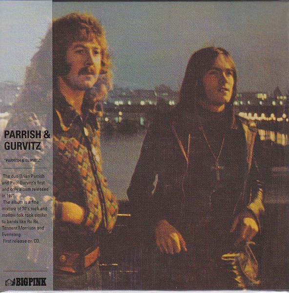 Parrish & Gurvitz - Parrish & Gurvitz | Releases | Discogs