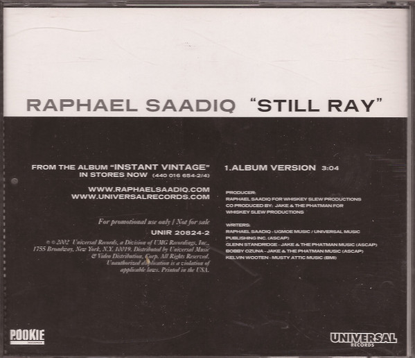 Raphael Saadiq – Still Ray (2002, CD) - Discogs