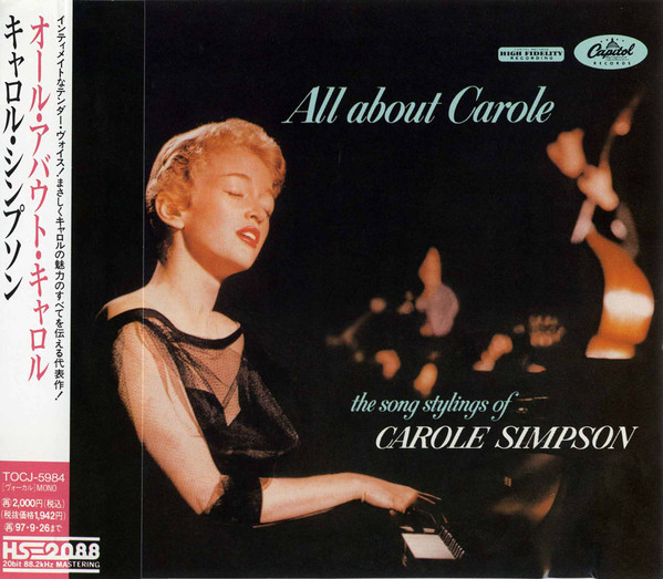 Carole Simpson – All About Carole (CD) - Discogs