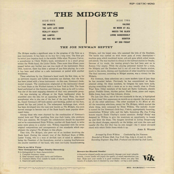 last ned album The Joe Newman Septet - The Midgets