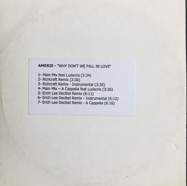 Amerie - Why Don't We Fall In Love | Releases | Discogs