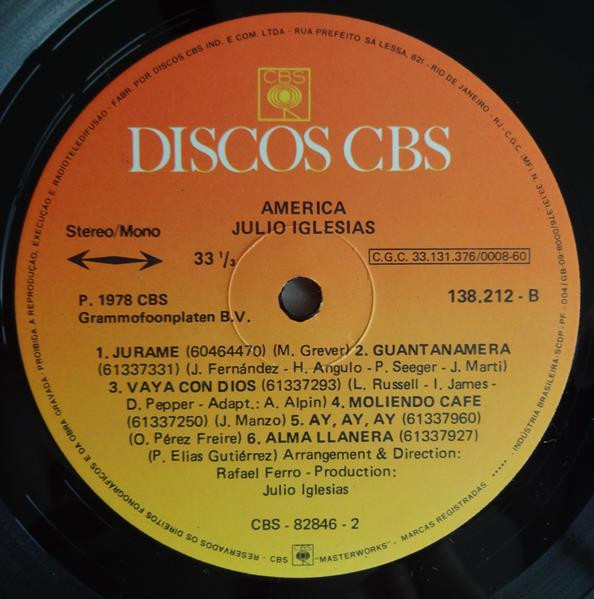 lataa albumi Julio Iglesias - America