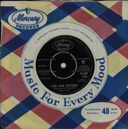 Dickey Lee – I Saw Linda Yesterday (1962, Vinyl) - Discogs