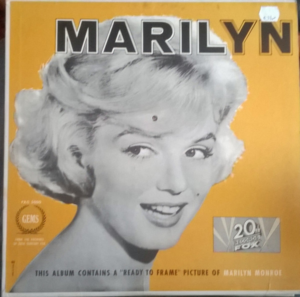 Marilyn Monroe – Marilyn (1962, Vinyl) - Discogs