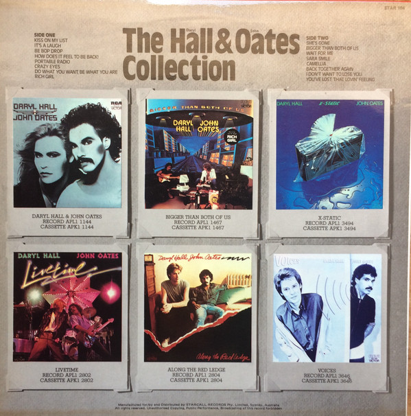 lataa albumi Daryl Hall & John Oates - The Hall And Oates Collection