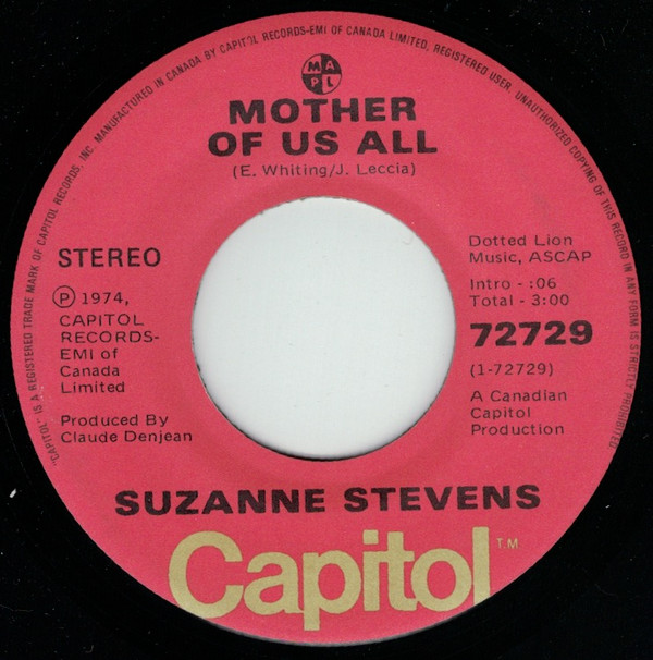 last ned album Suzanne Stevens - Mother Of Us All