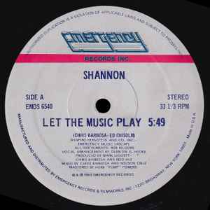 Shannon - Let The Music Play album cover