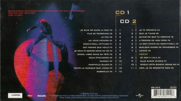 Johnny Hallyday – Olympia 2000 (2016, CD) - Discogs