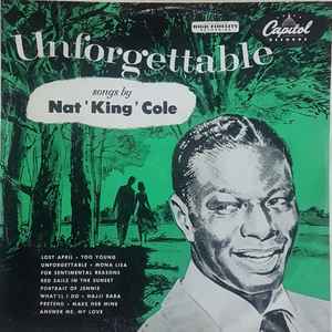 Nat King Cole – Unforgettable (1956, Vinyl) - Discogs