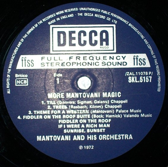 Mantovani – More Mantovani Magic (1972