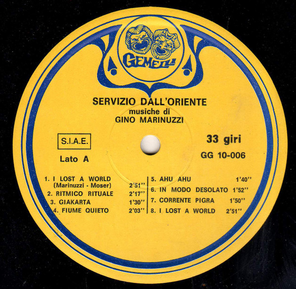 lataa albumi Gino Marinuzzi - Servizio DallOriente