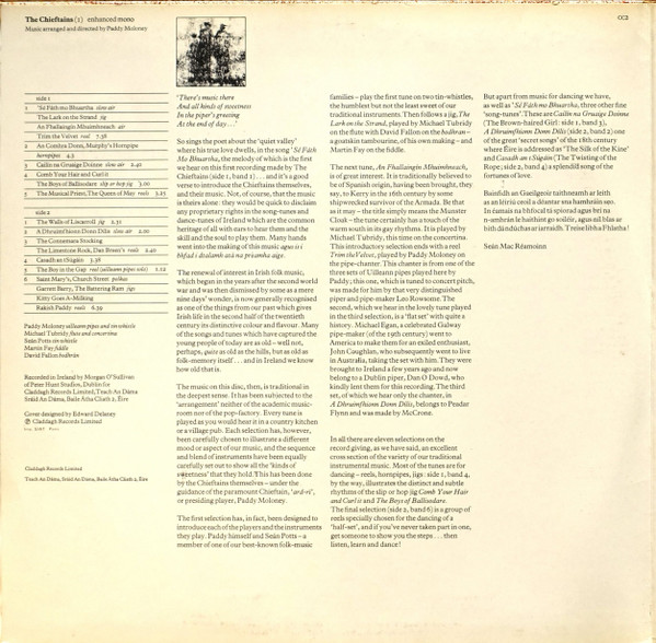 Album herunterladen The Chieftains - The Chieftains 1 Et 2