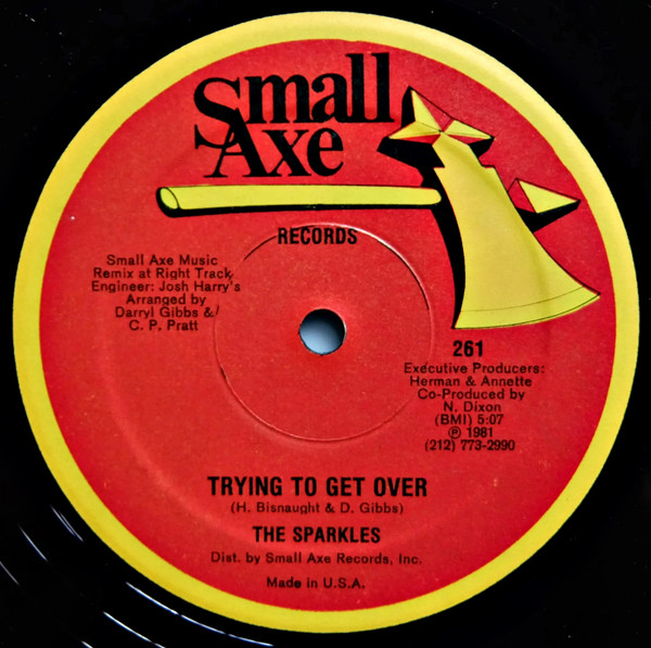 The Sparkles – Trying To Get Over (1981, Vinyl) - Discogs