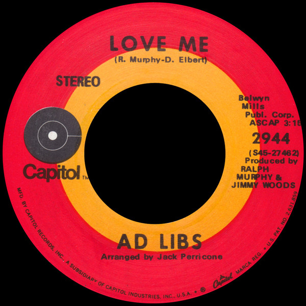 descargar álbum Ad Libs - Love Me