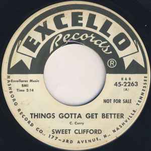 Sweet Clifford - Things Gotta Get Better / Baby, Kiss Me Again album cover