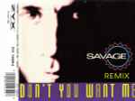 Cover of Don't You Want Me (Remix), 1994, CD