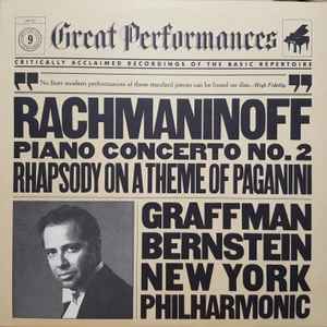 Piano Concerto No. 2 / Rhapsody On A Theme Of Paganini - Rachmaninoff, Graffman, Bernstein, New York Philharmonic