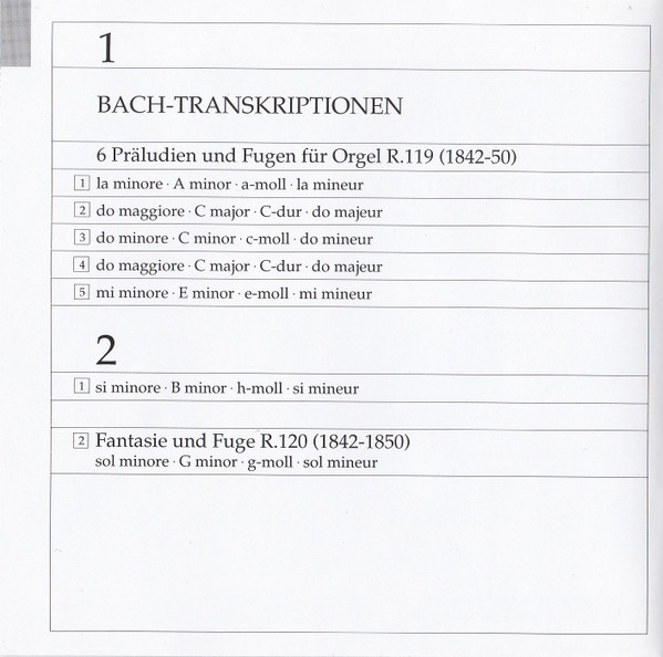 lataa albumi Franz Liszt, Pietro Spada - Bach Transkriptionen Bach Inspirationen