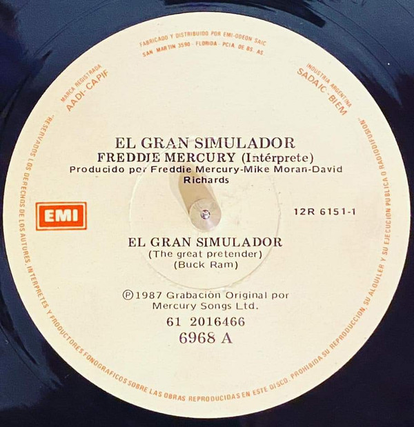 Album herunterladen Freddie Mercury - El Gran Simulador The Great Pretender