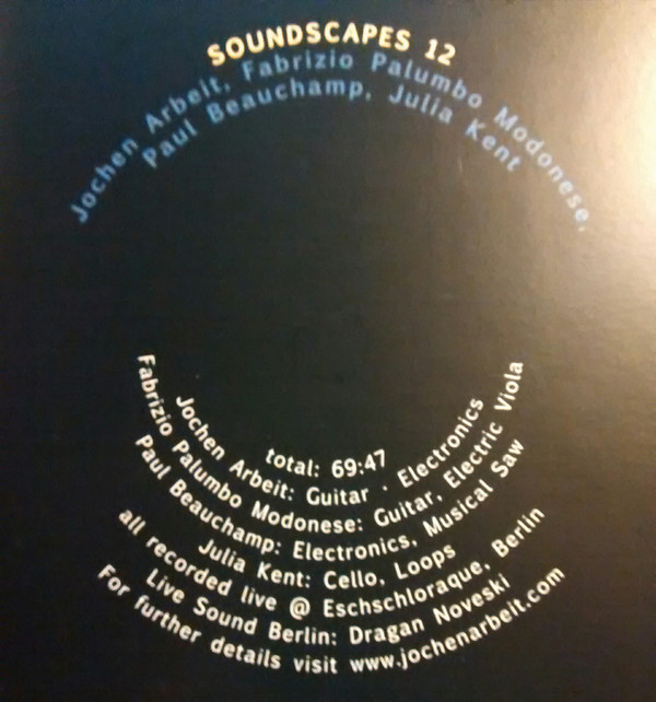 baixar álbum Arbeit Fabrizio Modonese Palumbo Paul Beauchamp Julia Kent - Arbeit Limited Edition 8 Soundscapes 12