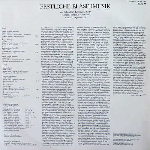 lataa albumi Blechbläservereinigung Ludwig Güttler, Kammerorchester Berlin, Hartmut Haenchen - Festliche Bläsermusik