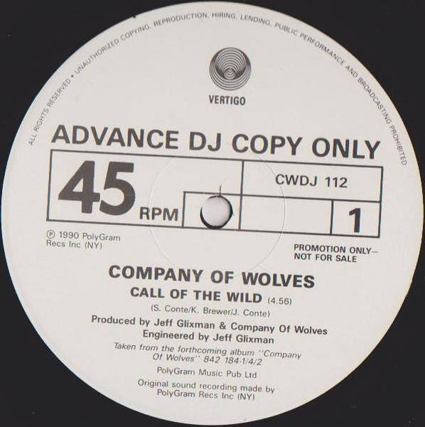 Company Of Wolves - Call Of The Wild | Releases | Discogs