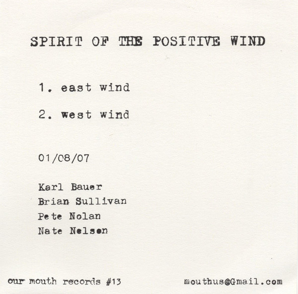 descargar álbum Spirit Of The Positive Wind - Spirit Of The Positive Wind