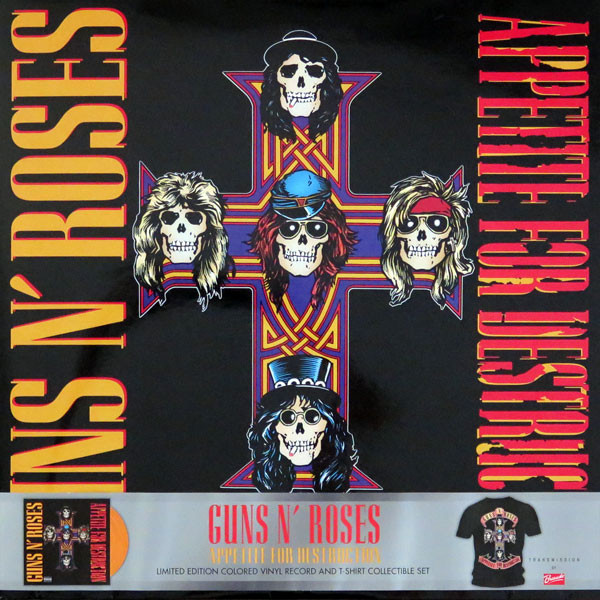Guns N' Roses – Appetite For Destruction (2009, Yellow, Vinyl 