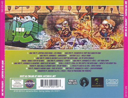 baixar álbum Various - Mac Dre PresentsStarters In The Game