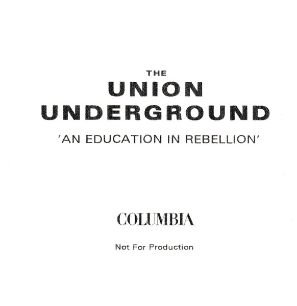 The Union Underground – An Education In Rebellion (2000, Clean 