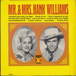 Hank & Audrey - Mr. & Mrs. Hank Williams album cover