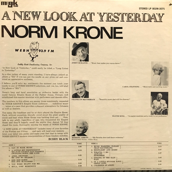 télécharger l'album Norm Krone - A New Look At Yesterday