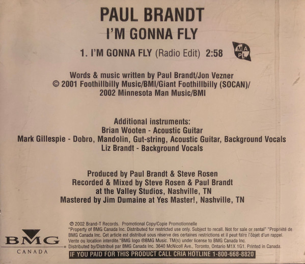 baixar álbum Paul Brandt - Im Gonna Fly