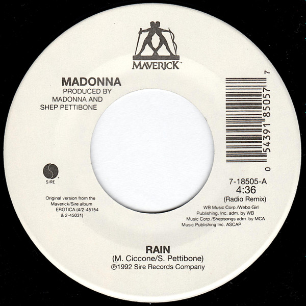 Madonna – Rain (1993, SRC Pressing, Vinyl) - Discogs