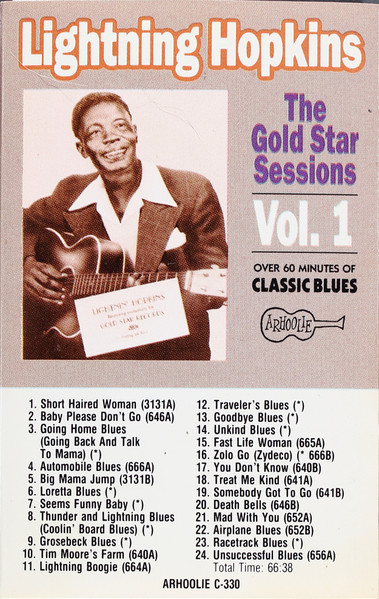 Lightning Hopkins – The Gold Star Sessions - Vol. 1 (CD) - Discogs