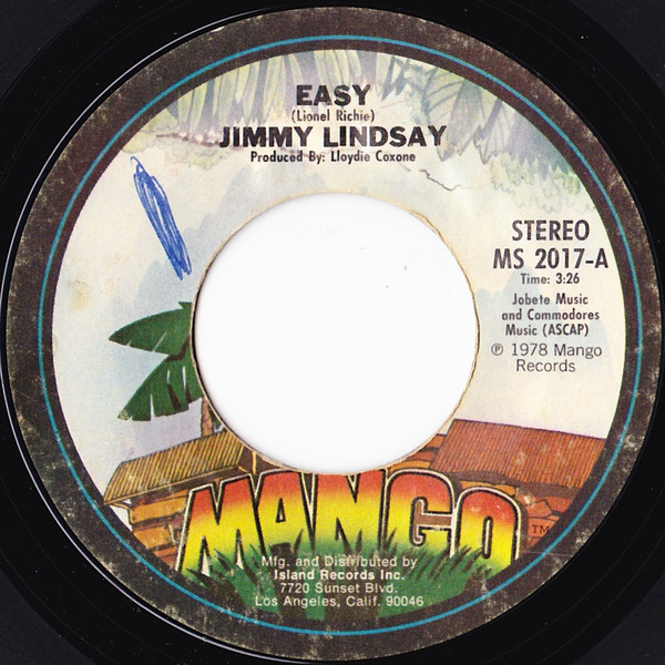 Jimmy Lindsay – Easy (1978, Vinyl) - Discogs