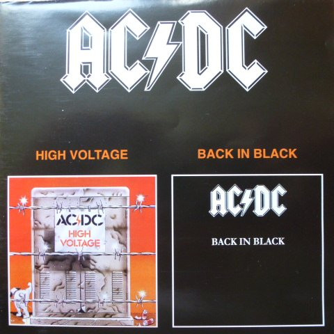 AC/DC – High Voltage / Back In Black (2000, CD) - Discogs
