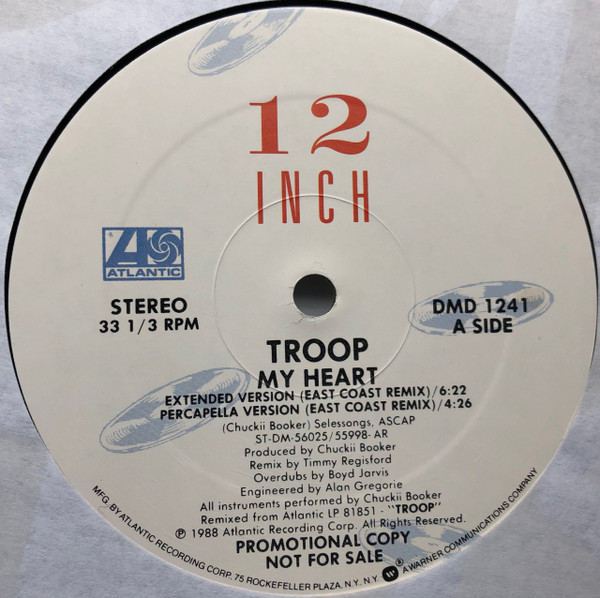 Troop – My Heart (1988, AR Pressing, Vinyl) - Discogs