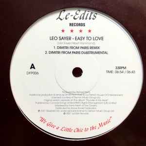 Leo Sayer - Easy To Love / Let’s Go Round Again